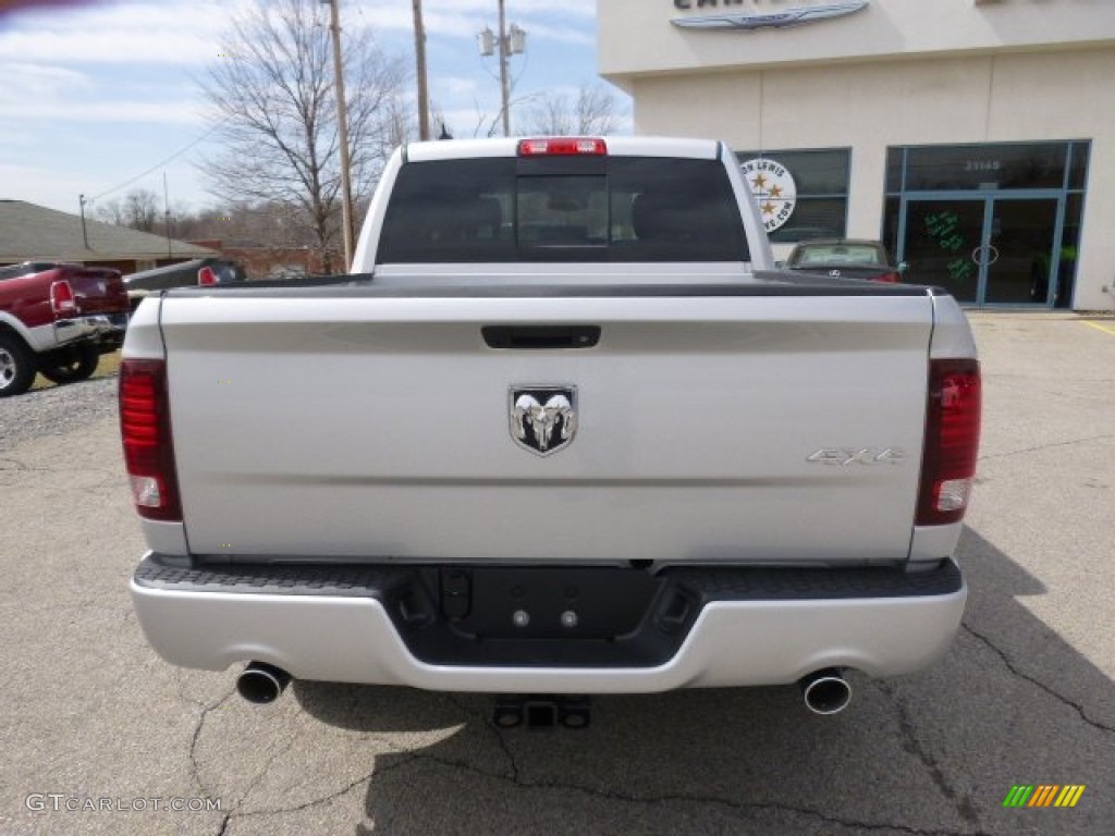 2014 1500 Sport Crew Cab 4x4 - Bright Silver Metallic / Black photo #7