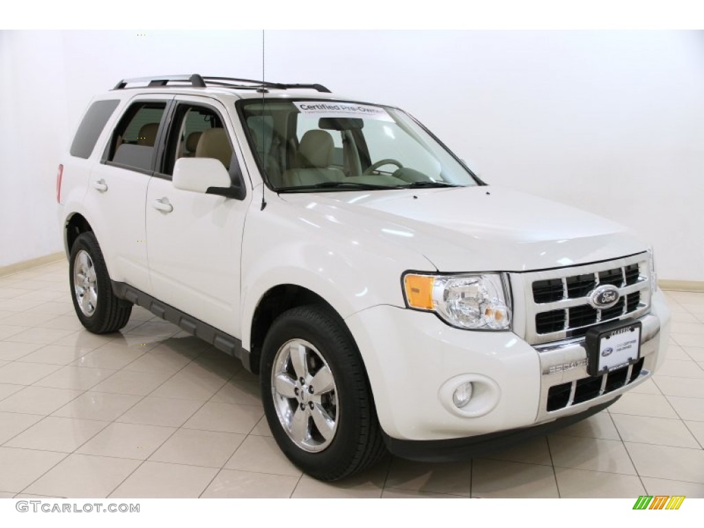 2012 Escape Limited 4WD - White Suede / Camel photo #1