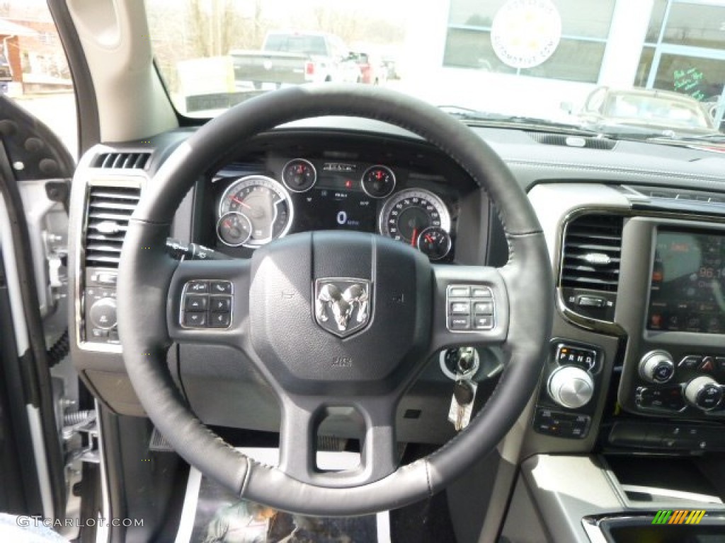 2014 1500 Sport Crew Cab 4x4 - Bright Silver Metallic / Black photo #19