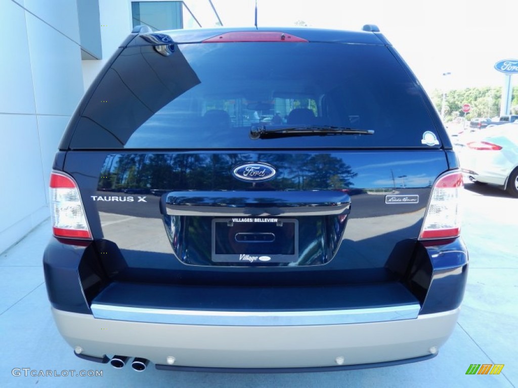 2009 Taurus X Eddie Bauer - Dark Ink Blue Metallic / Camel photo #3