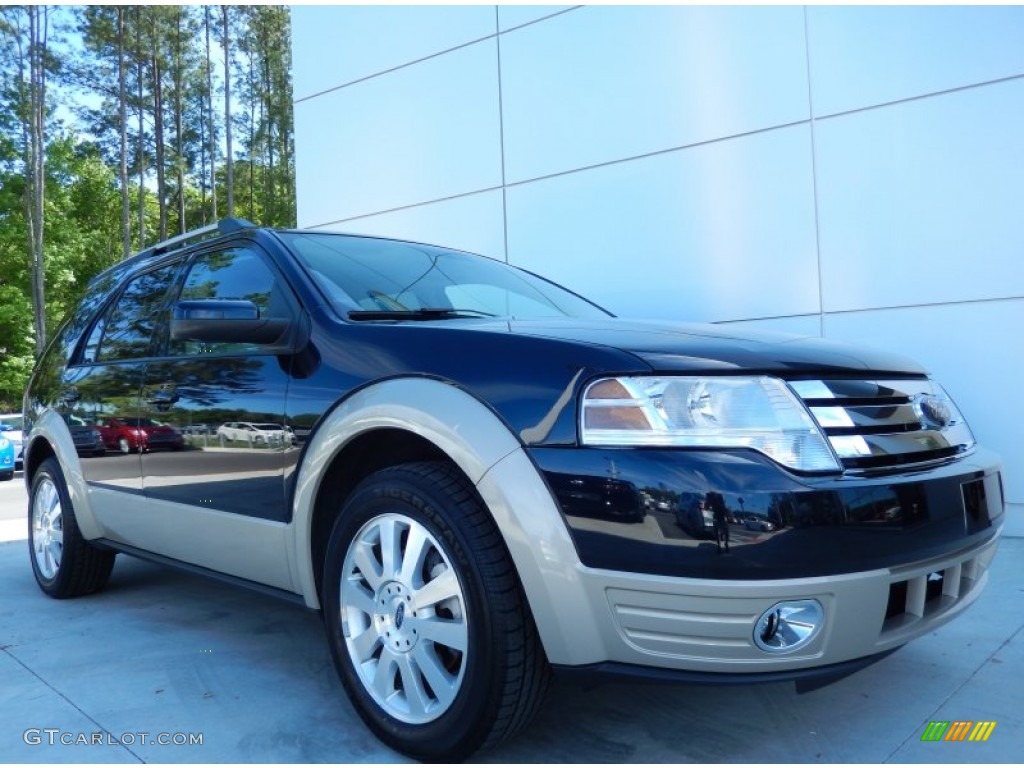 2009 Taurus X Eddie Bauer - Dark Ink Blue Metallic / Camel photo #6