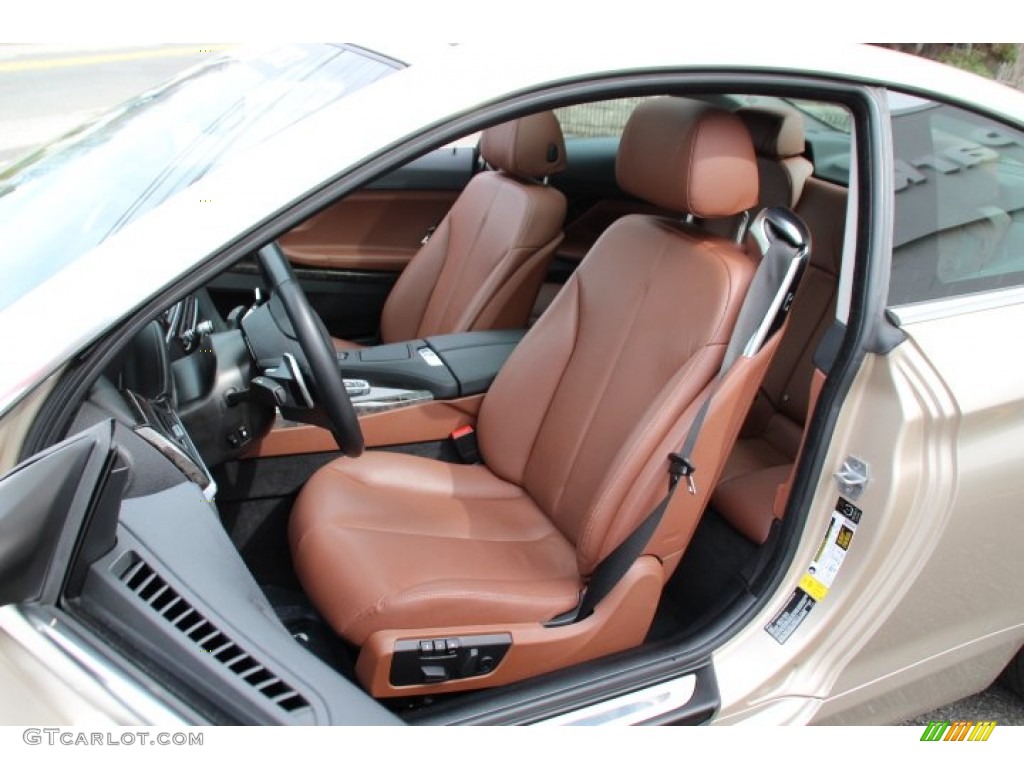 Cinnamon Brown Interior 2013 BMW 6 Series 640i Coupe Photo #92060528