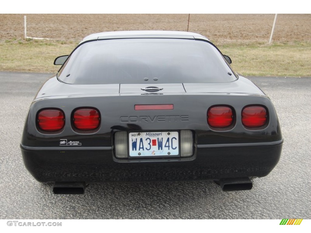 1996 Corvette Coupe - Black / Black photo #4