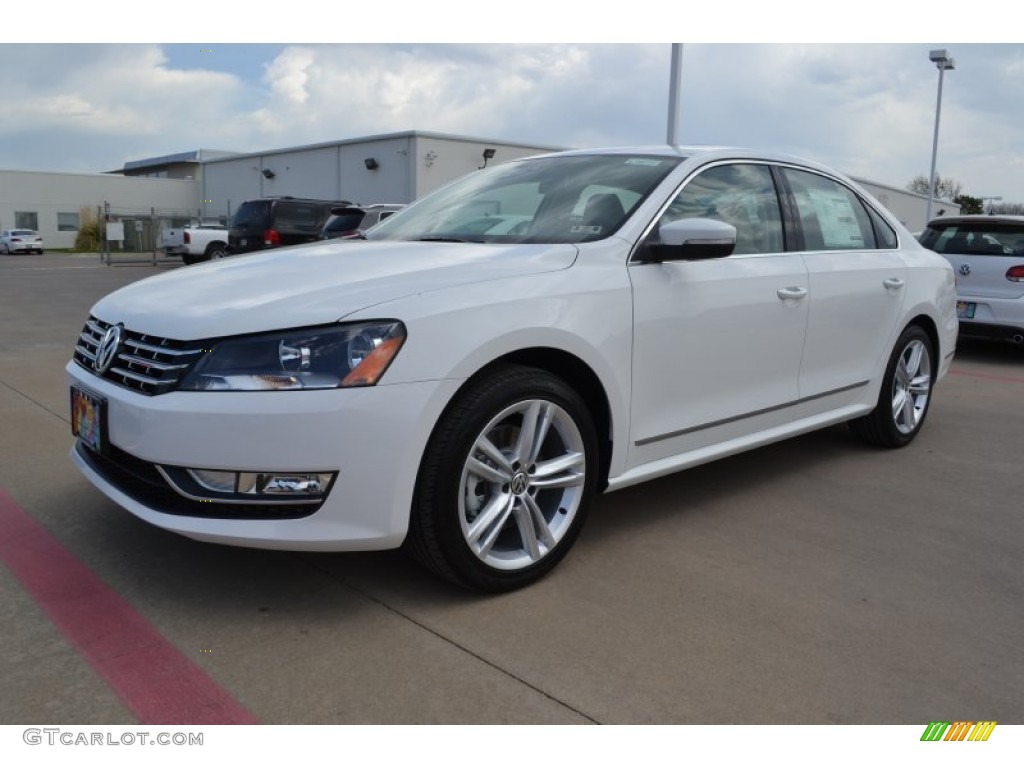 Candy White Volkswagen Passat