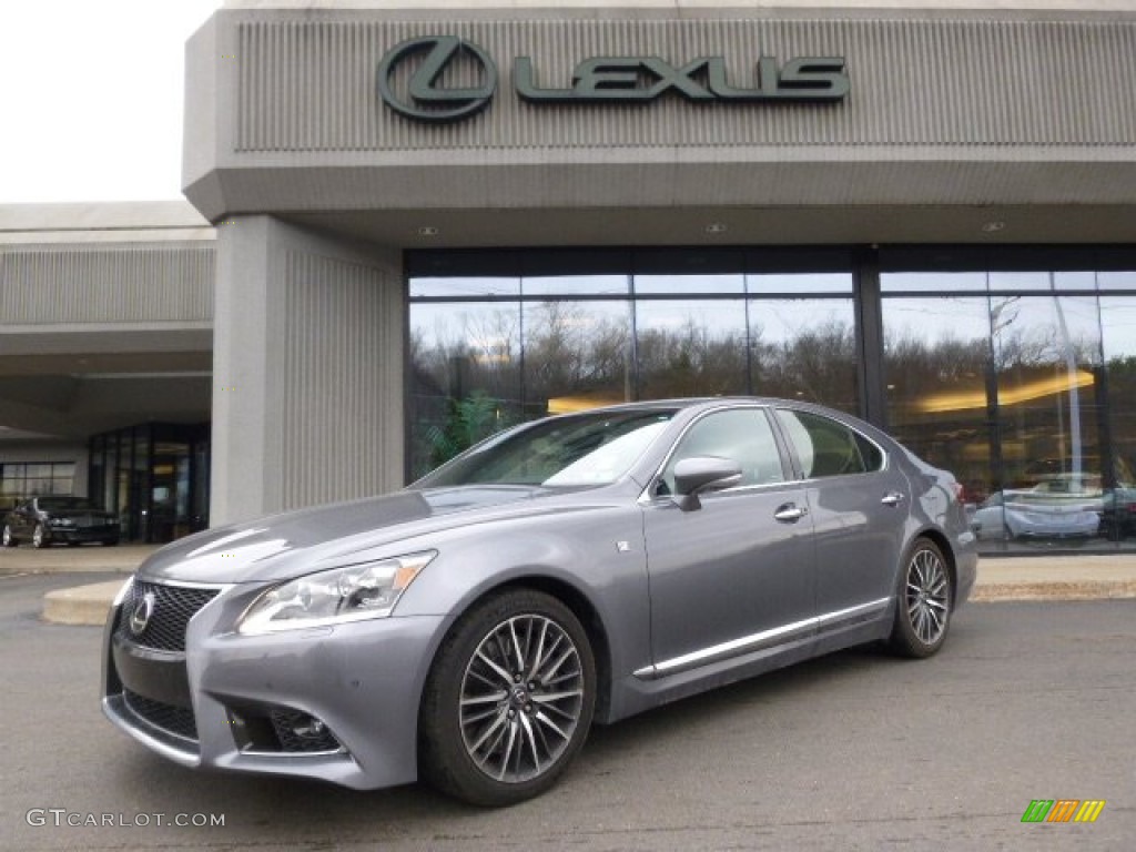 Nebula Gray Pearl 2013 Lexus LS 460 F Sport AWD Exterior Photo #92064259