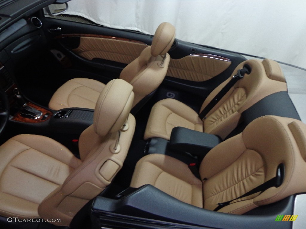2009 CLK 350 Cabriolet - Pewter Metallic / Black/Cappuccino photo #6