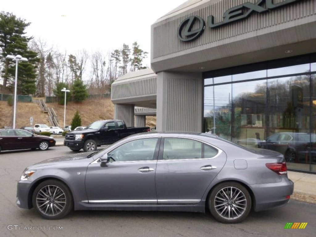 Nebula Gray Pearl 2013 Lexus LS 460 F Sport AWD Exterior Photo #92064413
