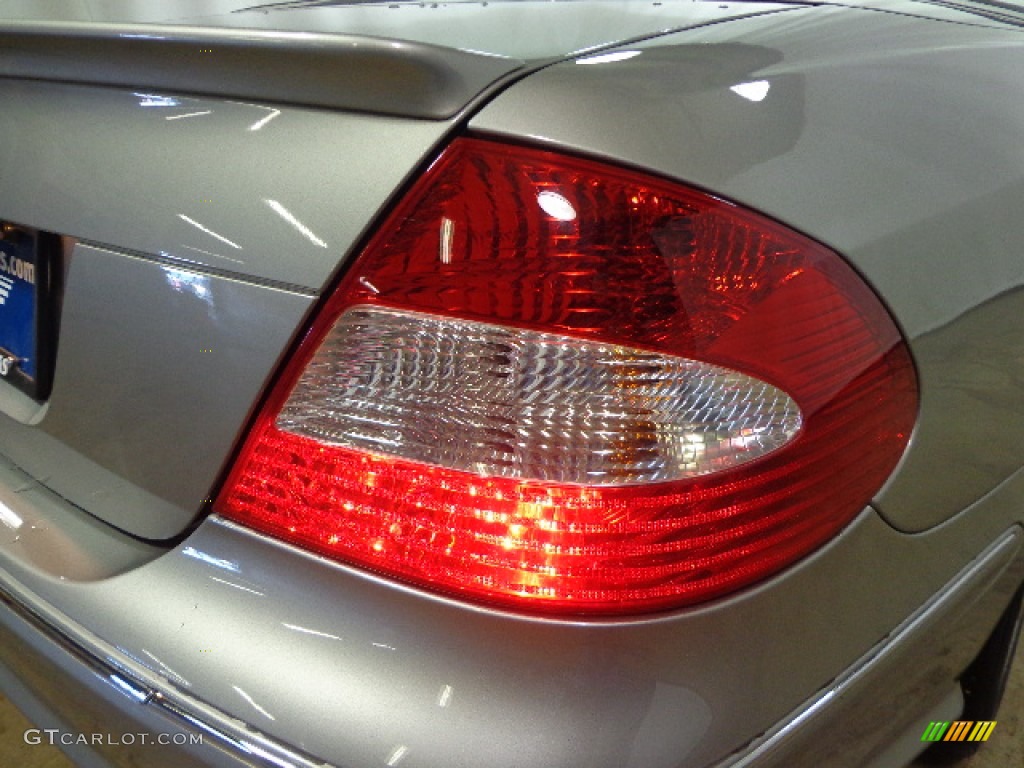 2009 CLK 350 Cabriolet - Pewter Metallic / Black/Cappuccino photo #13