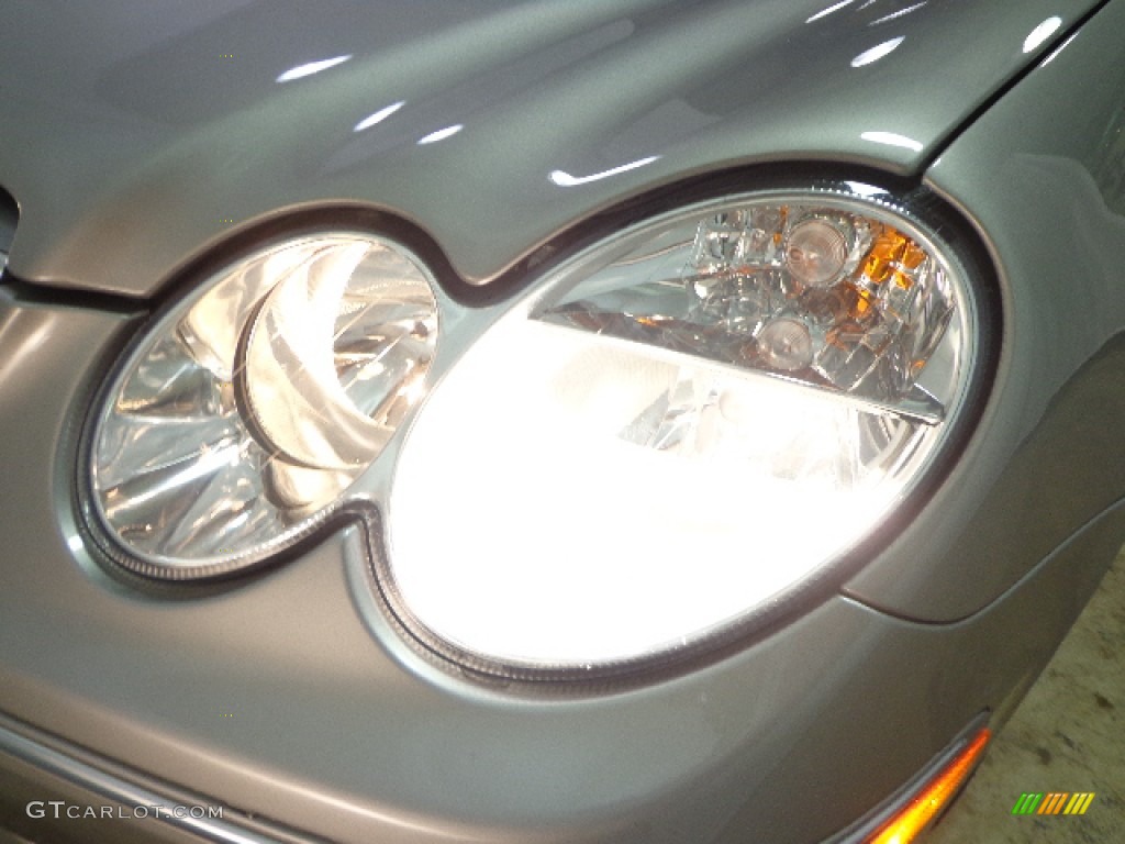 2009 CLK 350 Cabriolet - Pewter Metallic / Black/Cappuccino photo #17