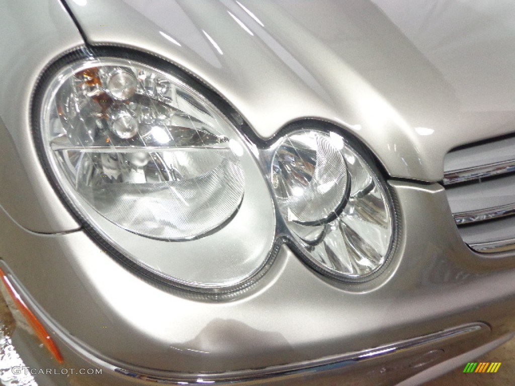 2009 CLK 350 Cabriolet - Pewter Metallic / Black/Cappuccino photo #20