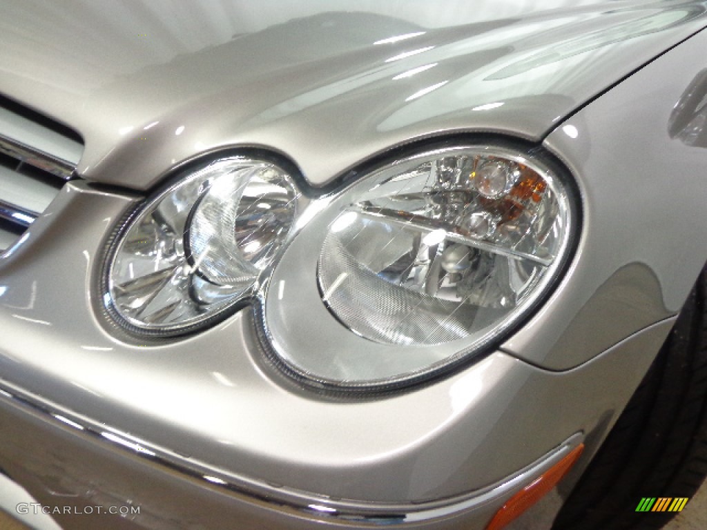 2009 CLK 350 Cabriolet - Pewter Metallic / Black/Cappuccino photo #21