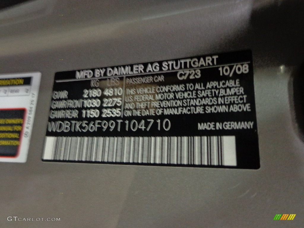 2009 CLK 350 Cabriolet - Pewter Metallic / Black/Cappuccino photo #22