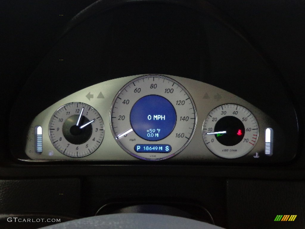 2009 CLK 350 Cabriolet - Pewter Metallic / Black/Cappuccino photo #26