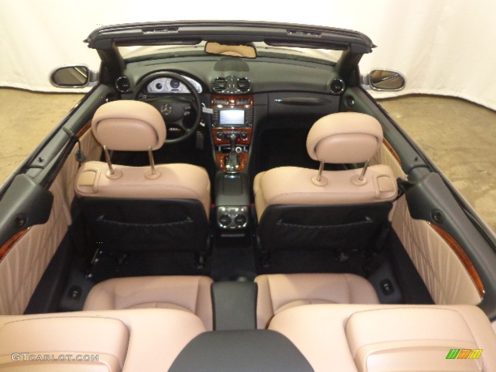 2009 CLK 350 Cabriolet - Pewter Metallic / Black/Cappuccino photo #29