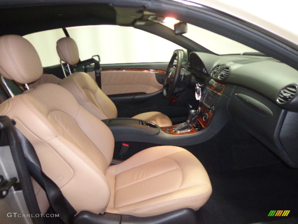 2009 CLK 350 Cabriolet - Pewter Metallic / Black/Cappuccino photo #31