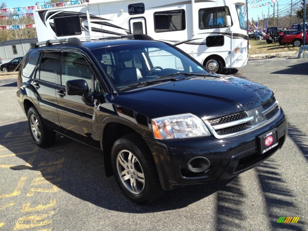 2007 Endeavor SE AWD - Kalapana Black / Black photo #5