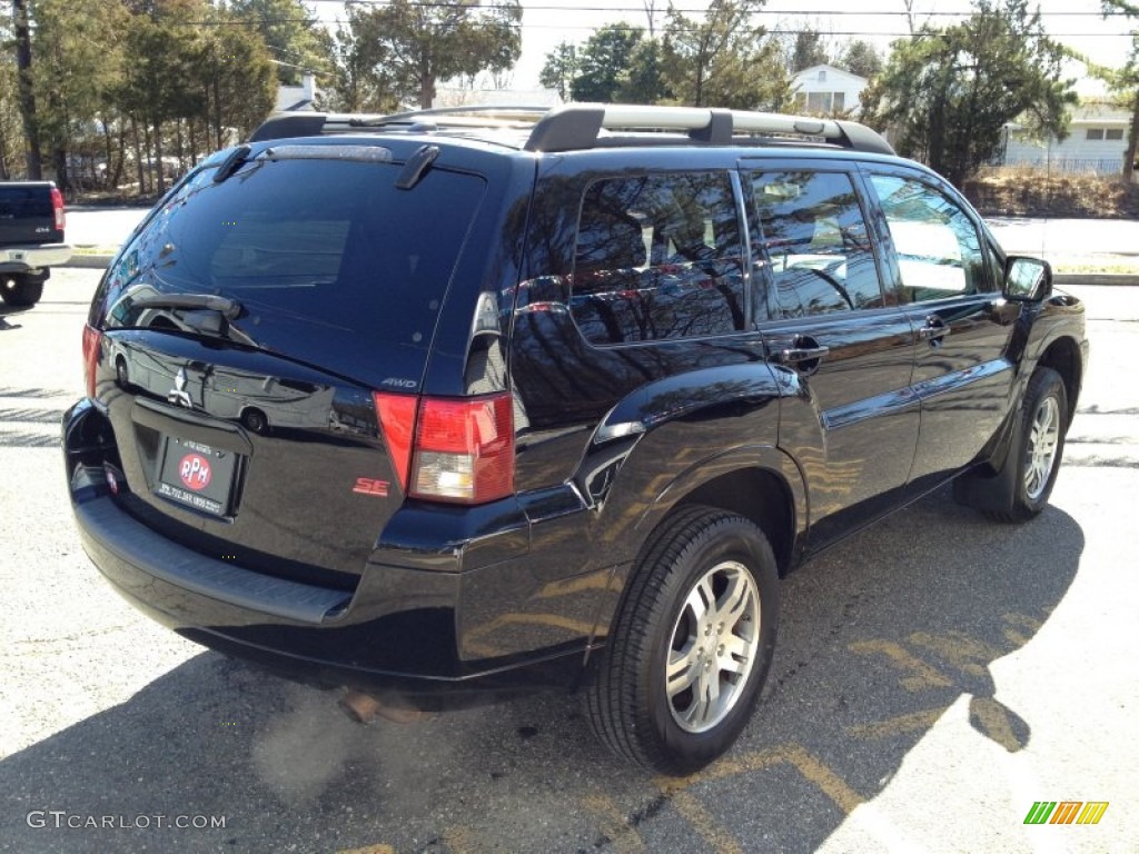 2007 Endeavor SE AWD - Kalapana Black / Black photo #14