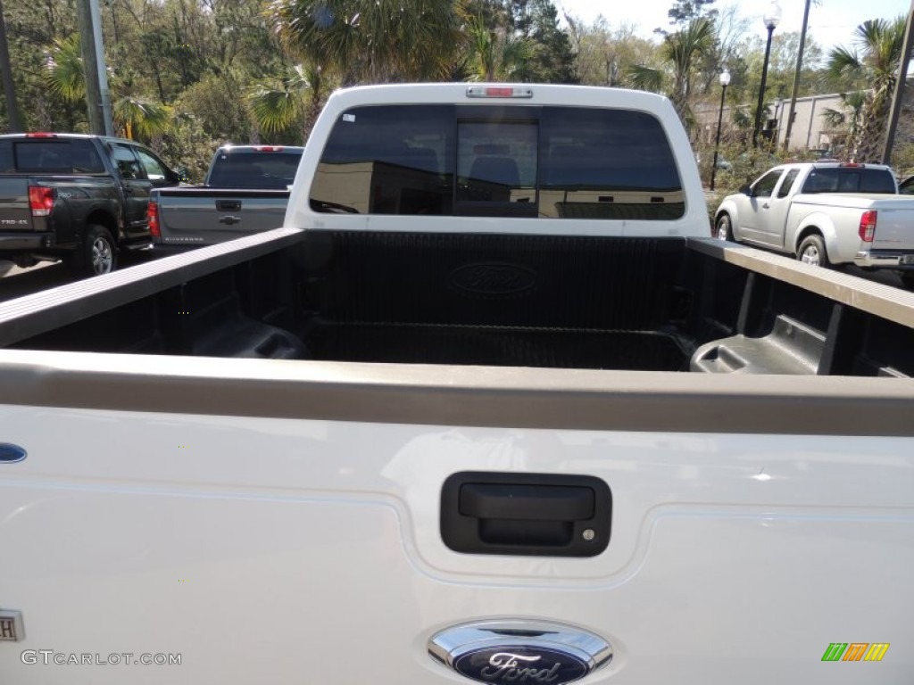 2014 F250 Super Duty King Ranch Crew Cab 4x4 - Oxford White / King Ranch Chaparral Leather/Adobe Trim photo #17