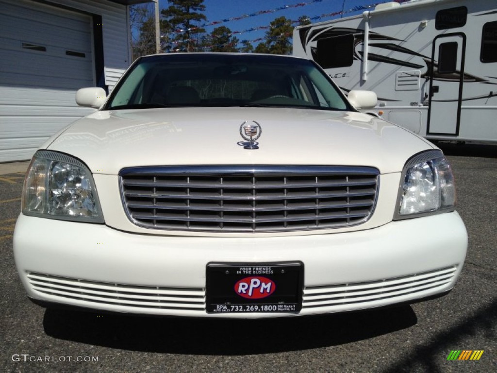 2003 DeVille Sedan - White Diamond / Neutral Shale Beige photo #4