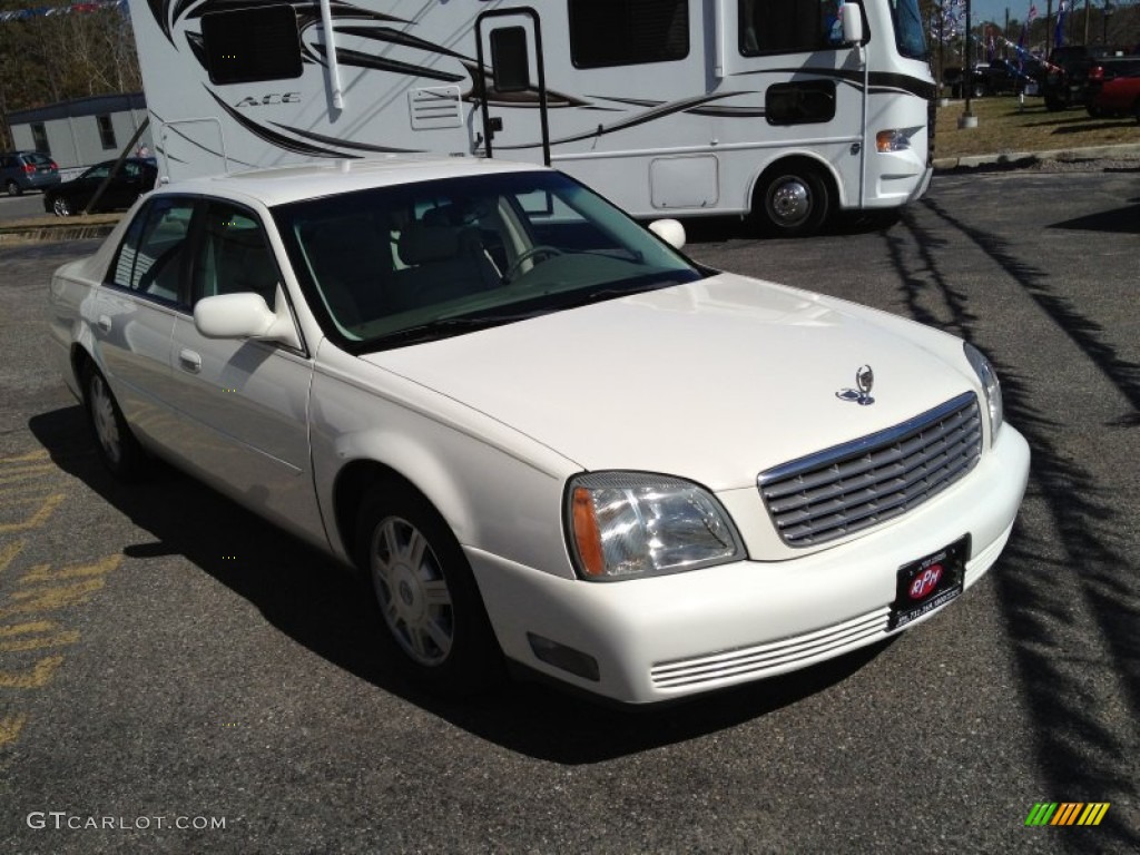 2003 DeVille Sedan - White Diamond / Neutral Shale Beige photo #5