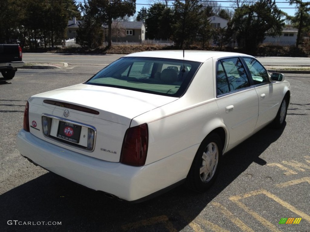 2003 DeVille Sedan - White Diamond / Neutral Shale Beige photo #9