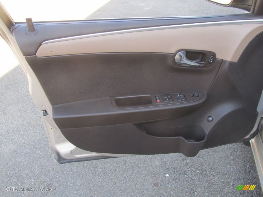 2012 Chevrolet Malibu LS Cocoa/Cashmere Door Panel Photo #92071757