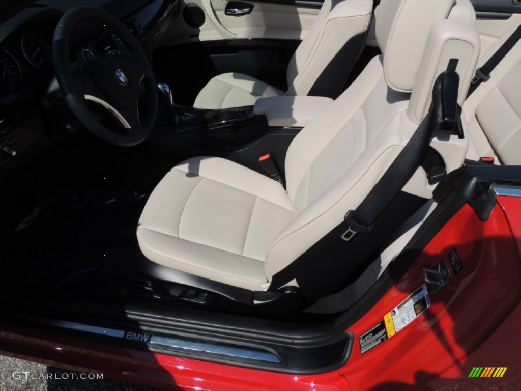 2013 3 Series 328i Convertible - Crimson Red / Cream Beige photo #4