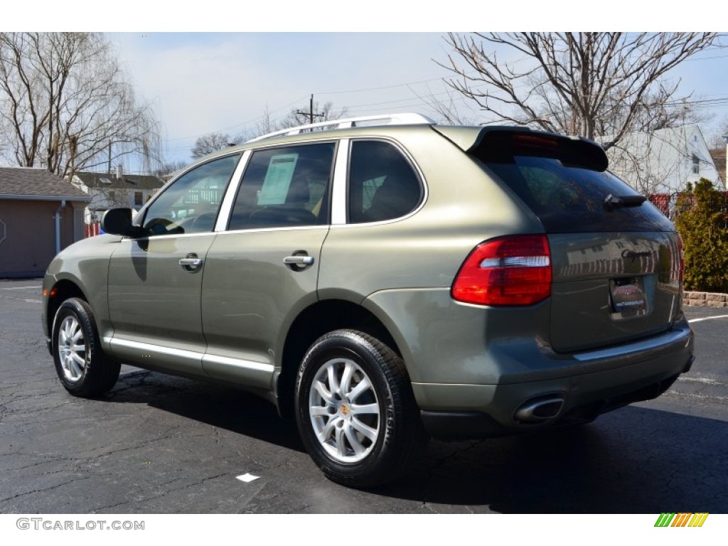2008 Cayenne Tiptronic - Olive Green Metallic / Havanna/Sand Beige photo #5