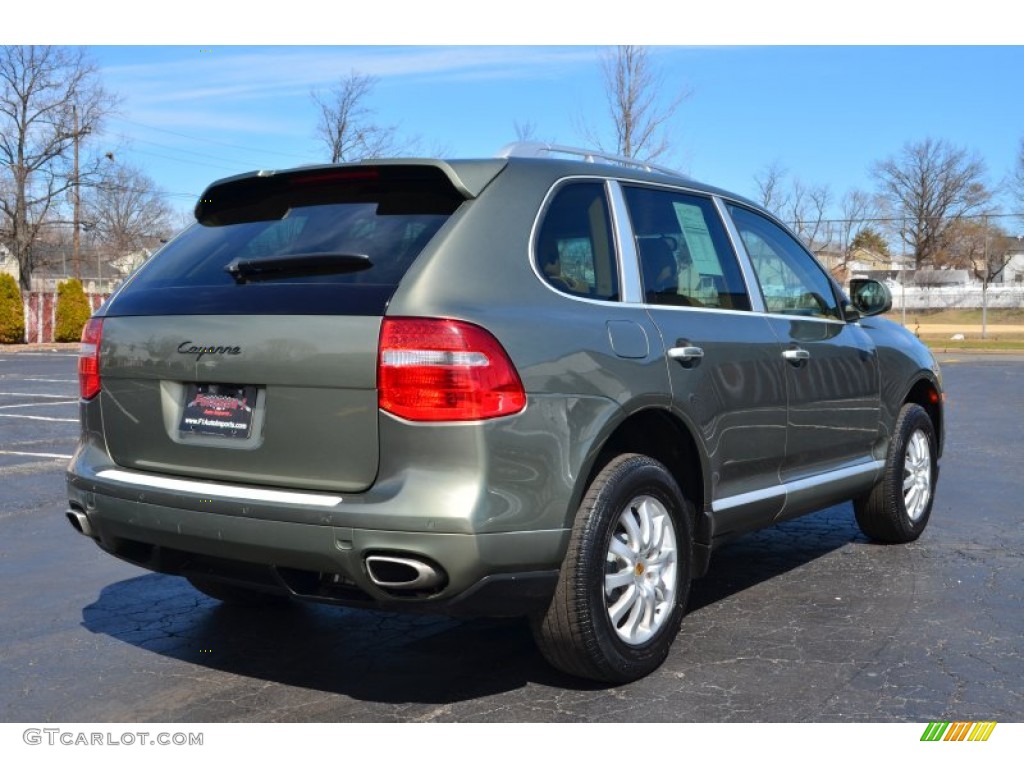 2008 Cayenne Tiptronic - Olive Green Metallic / Havanna/Sand Beige photo #7
