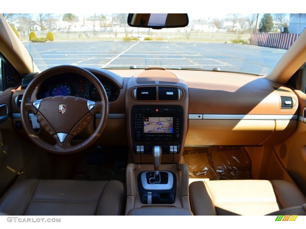 2008 Cayenne Tiptronic - Olive Green Metallic / Havanna/Sand Beige photo #9