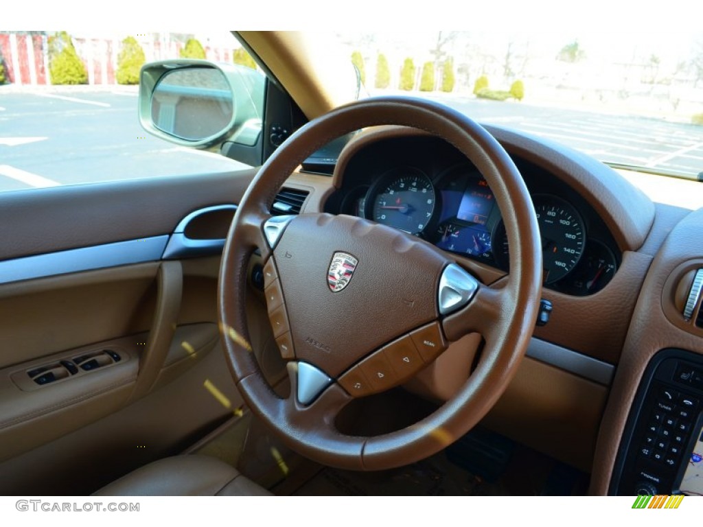2008 Cayenne Tiptronic - Olive Green Metallic / Havanna/Sand Beige photo #17