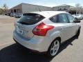 2013 Ingot Silver Ford Focus Titanium Hatchback  photo #3