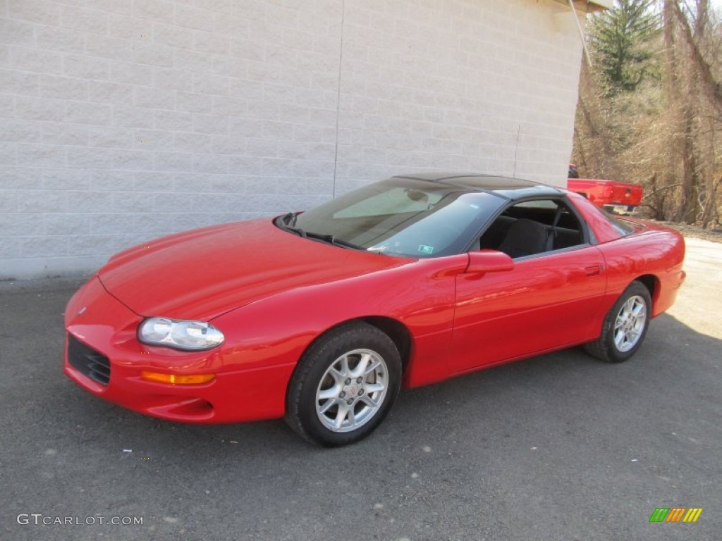 Bright Rally Red 2002 Chevrolet Camaro Coupe Exterior Photo #92073404