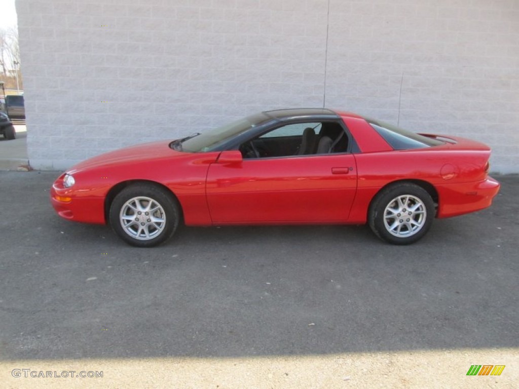 Bright Rally Red 2002 Chevrolet Camaro Coupe Exterior Photo #92073422