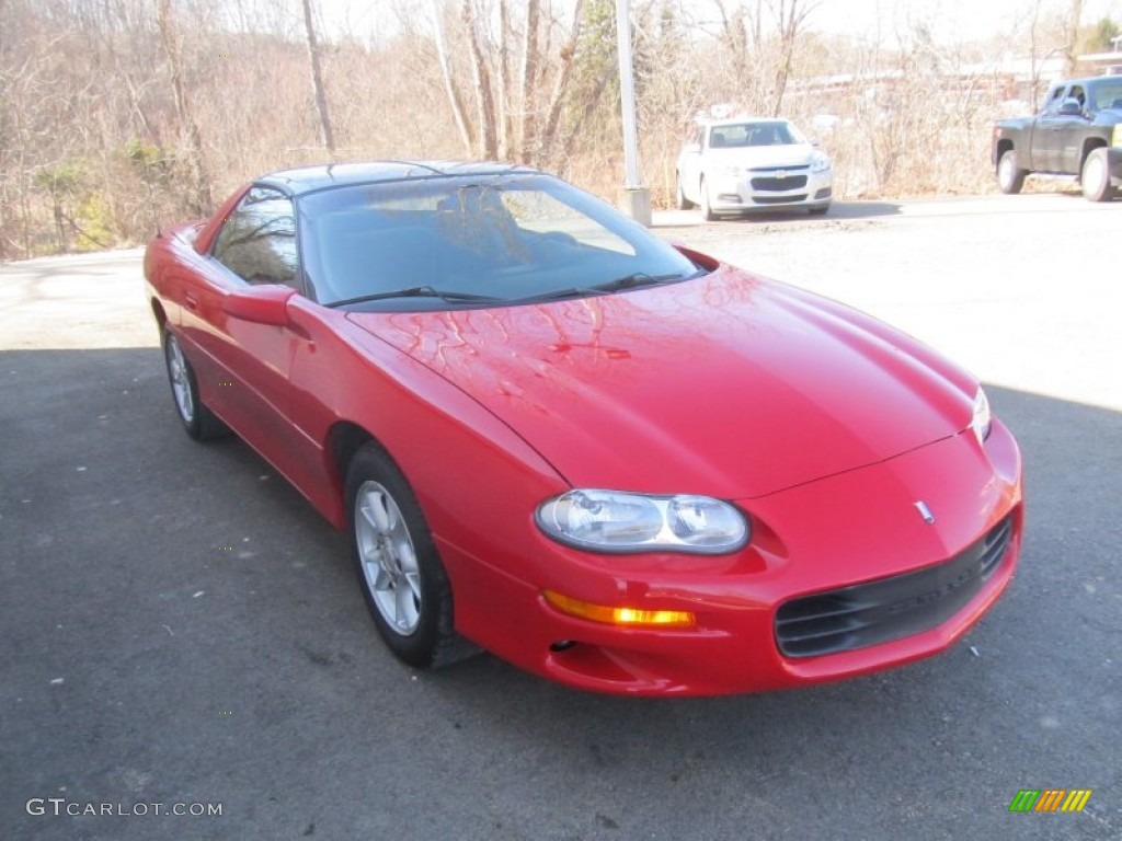 2002 Camaro Coupe - Bright Rally Red / Ebony Black photo #7