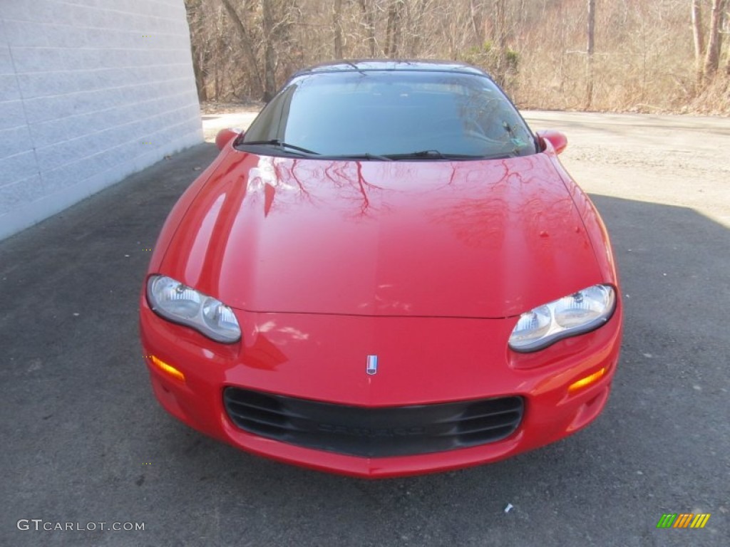 2002 Camaro Coupe - Bright Rally Red / Ebony Black photo #8