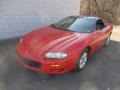 2002 Bright Rally Red Chevrolet Camaro Coupe  photo #9