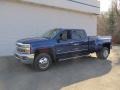 2015 Blue Topaz Metallic Chevrolet Silverado 3500HD LTZ Crew Cab Dual Rear Wheel 4x4 #92038623