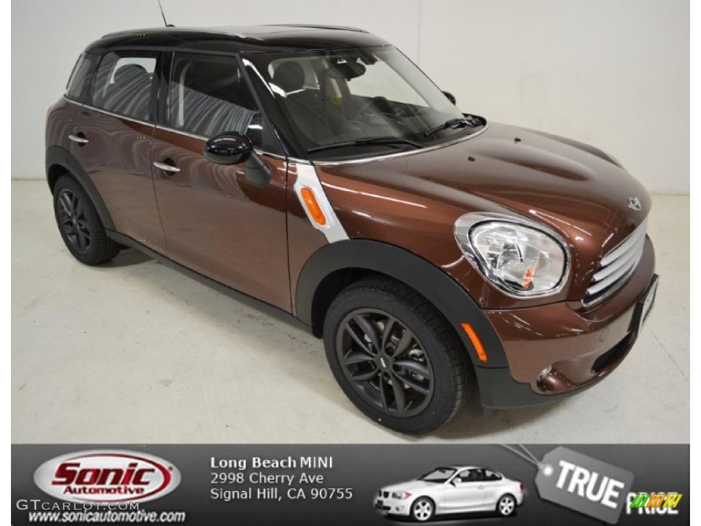 2014 Cooper Countryman - Brilliant Copper Metallic / Carbon Black photo #1