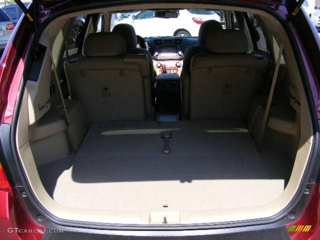 2008 Highlander Limited 4WD - Salsa Red Pearl / Sand Beige photo #29