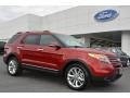 2014 Ruby Red Ford Explorer Limited  photo #1