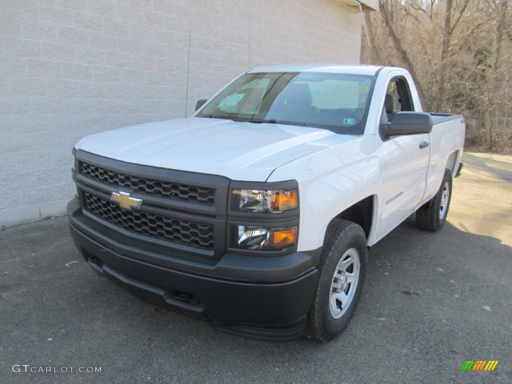 2014 Silverado 1500 WT Regular Cab 4x4 - Summit White / Jet Black/Dark Ash photo #11