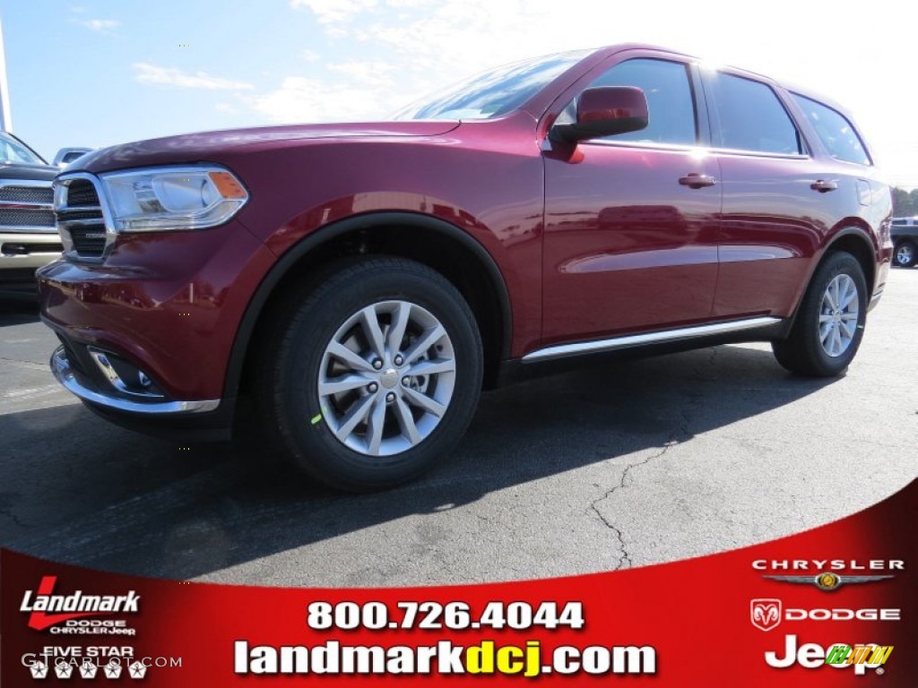 2014 Durango SXT - Deep Cherry Red Crystal Pearl / Black photo #1