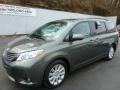 2012 Cypress Green Pearl Toyota Sienna XLE AWD  photo #3