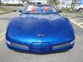 2002 Electron Blue Metallic Chevrolet Corvette Convertible  photo #2