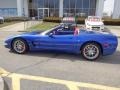 2002 Electron Blue Metallic Chevrolet Corvette Convertible  photo #6