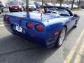 2002 Electron Blue Metallic Chevrolet Corvette Convertible  photo #7