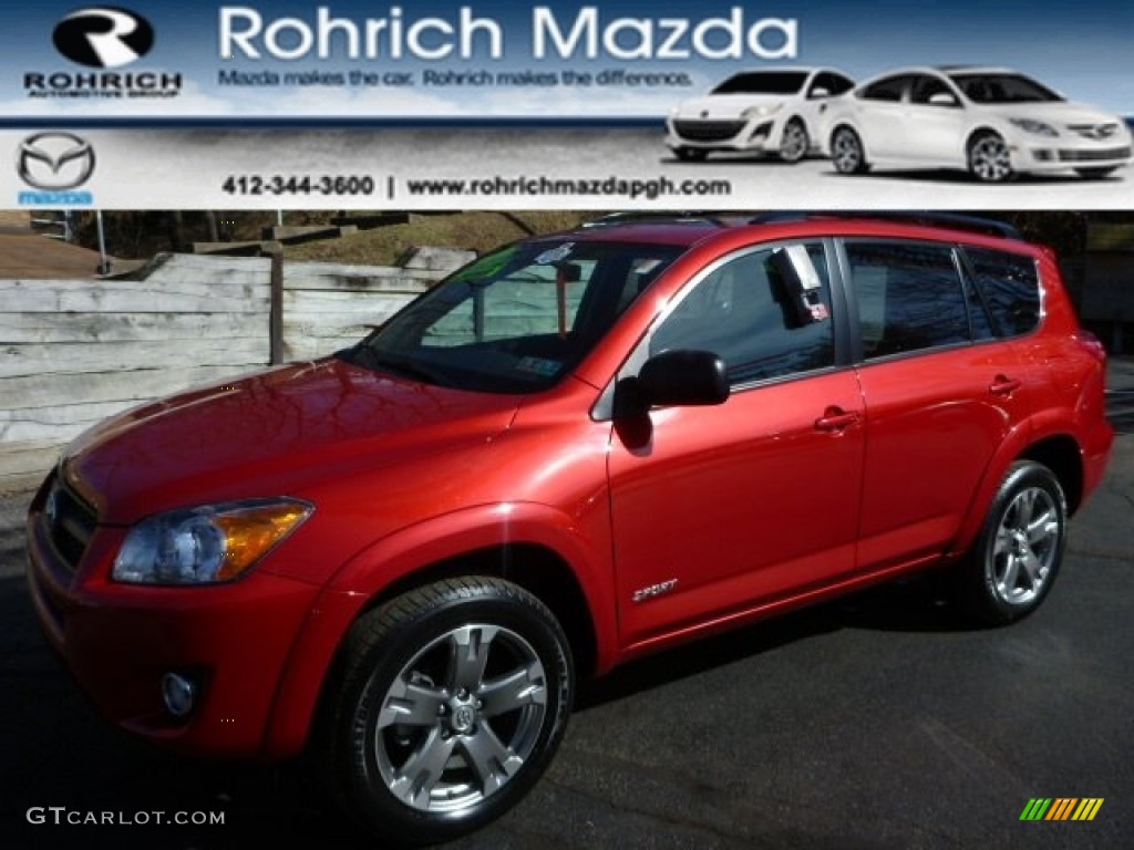 Barcelona Red Metallic Toyota RAV4