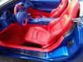 2002 Chevrolet Corvette Torch Red Interior Front Seat Photo