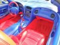 2002 Chevrolet Corvette Torch Red Interior Dashboard Photo